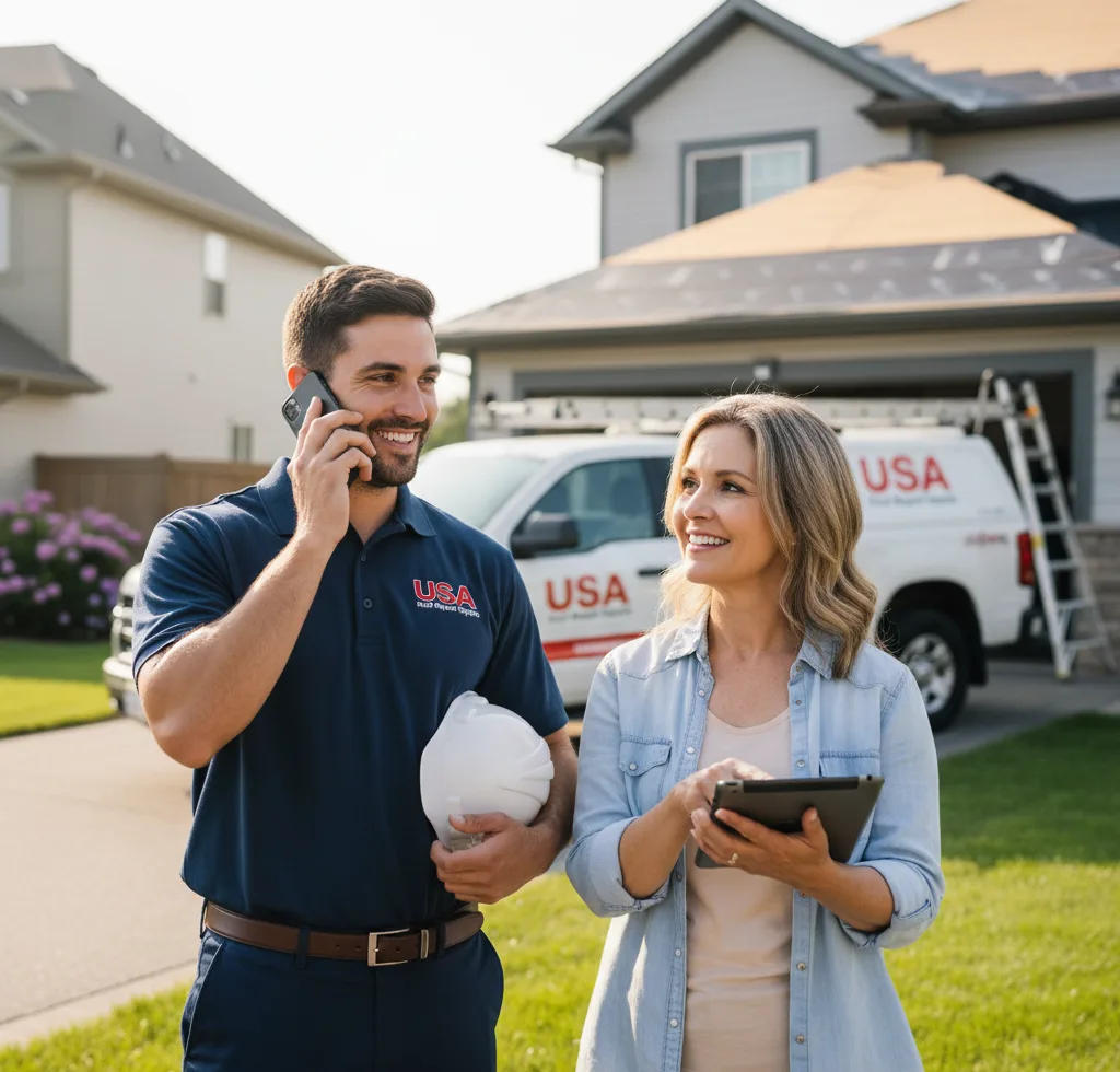 USA Roof Repair Experts customer support in Marcellus